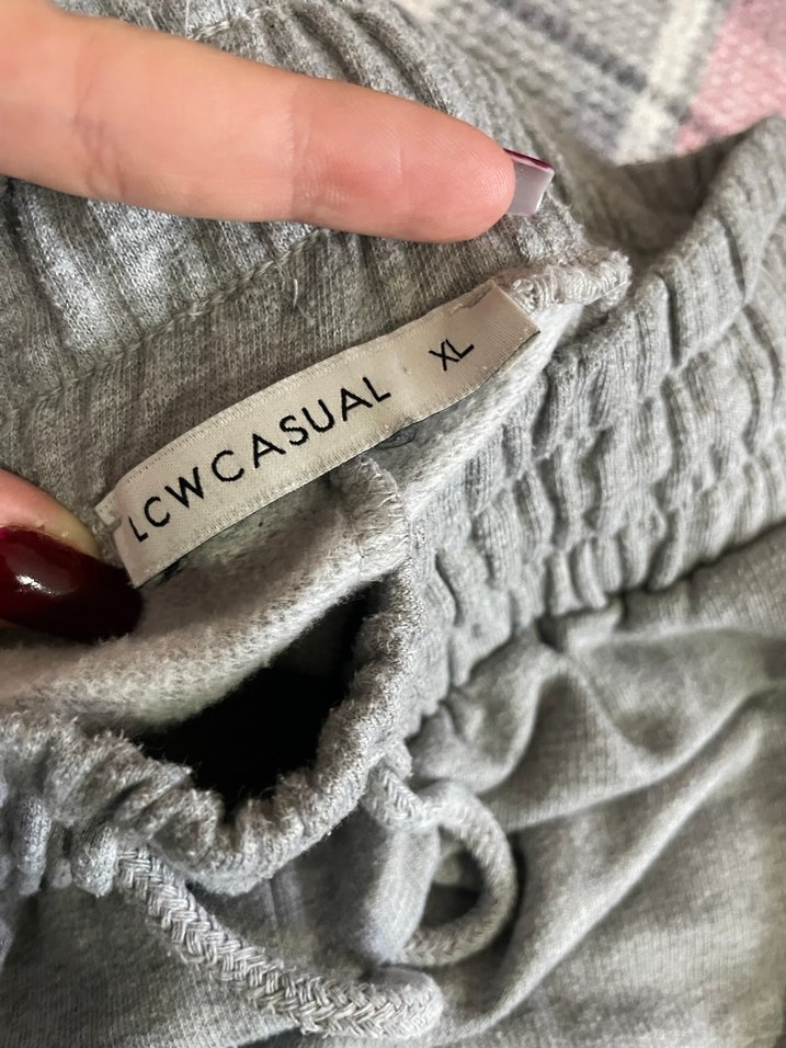 Gri Kadın Rahat Eşofman Altı - Görsel 3