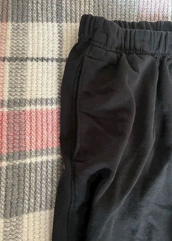 Kadın Siyah pamuklu Salaş Pantolon - Görsel 3