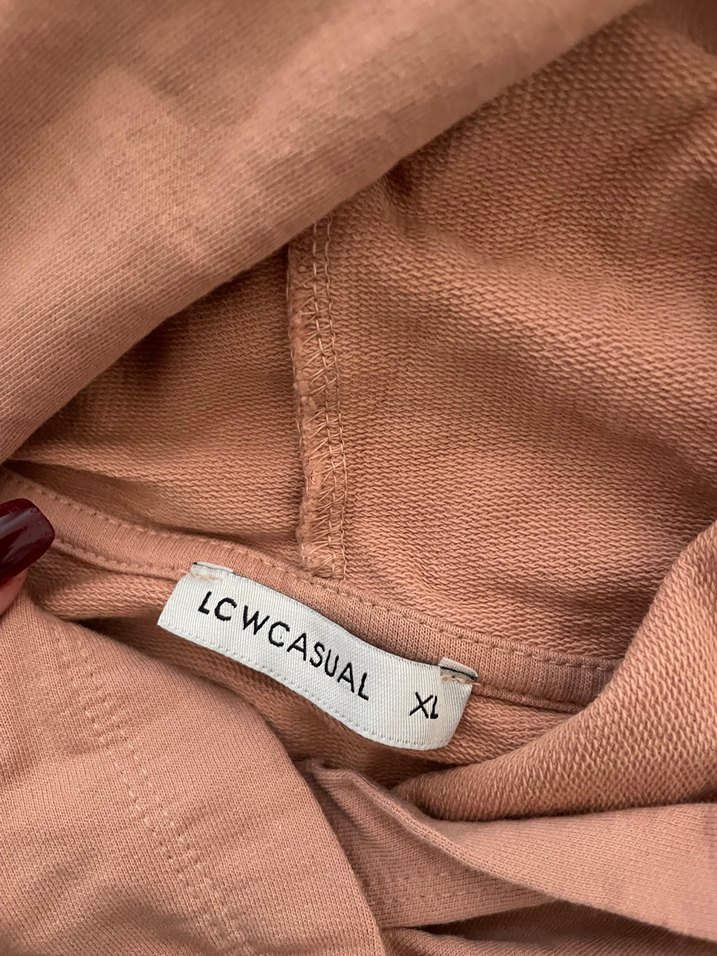 Kapüşonlu, Baskılı, Rahat Kesim Kadın Sweatshirt - Görsel 3