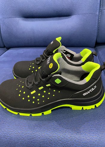 Sarı Sneaker Erkek Spor iş Ayakkabı Velcro