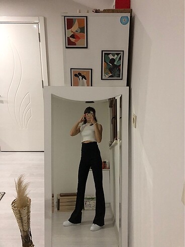 Zara Siyah pantolon