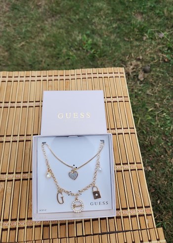 Guess Guess Altın Zincir Kolye Seti