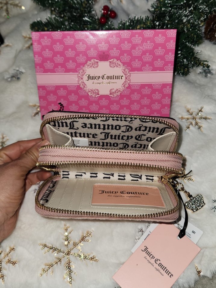 Juicy Couture Kadın Fermuarlı Clutch Cüzdan - Görsel 5