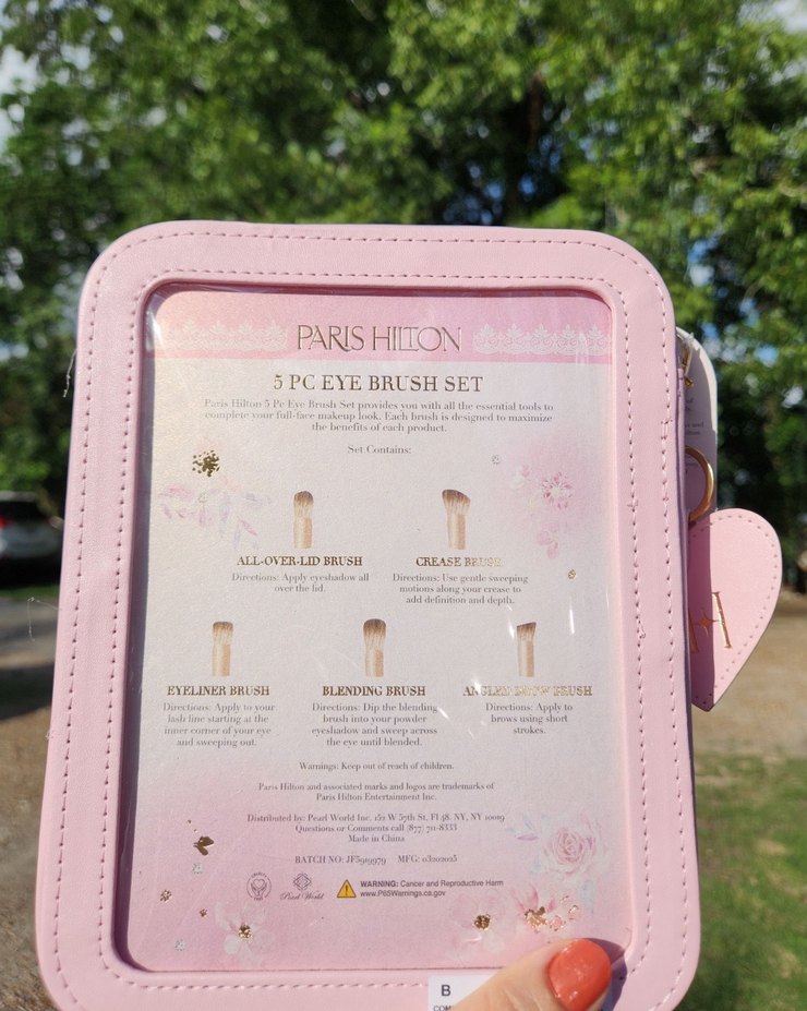 Paris Hilton Pastel Pembe Makyaj Fırça Seti - Görsel 2
