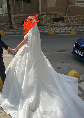 Modern Klasik Straplez Prenses Gelinlik - Görsel 3