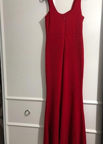 Kırmızı elbise  - Görsel 6