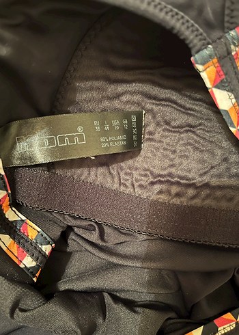 Siyah İnce Askılı Kadın Mayo - Görsel 5