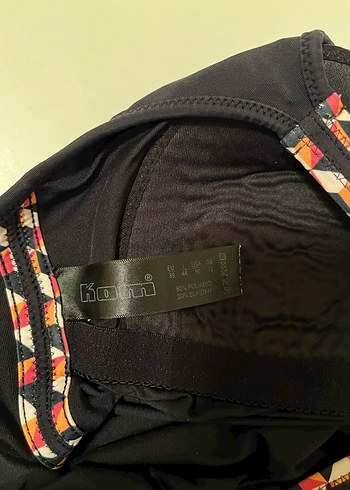 Siyah İnce Askılı Kadın Mayo - Görsel 4