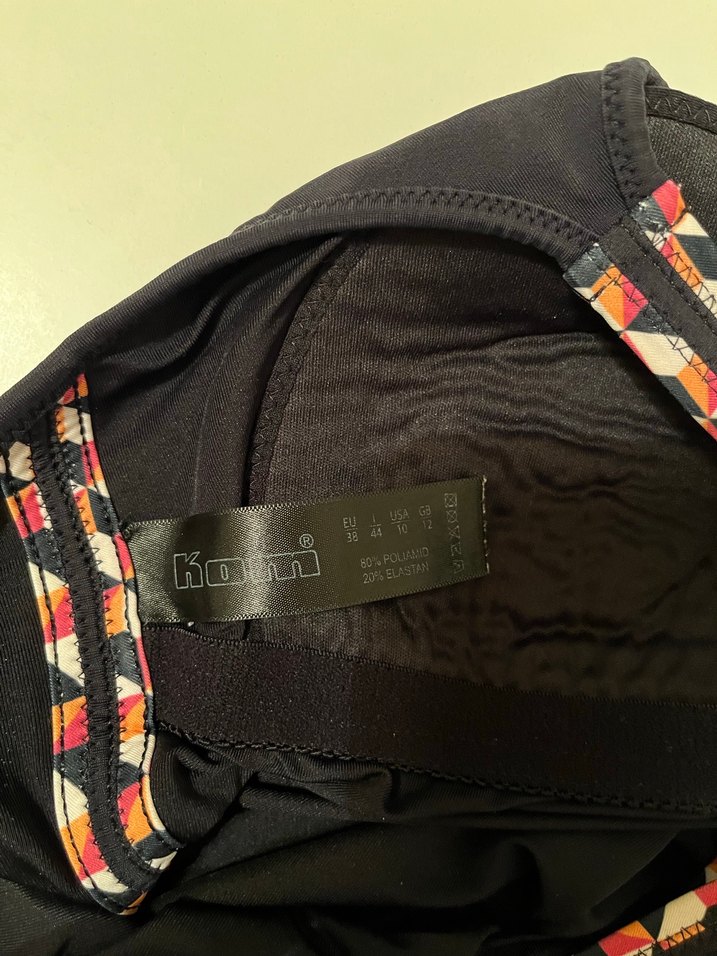 Siyah İnce Askılı Kadın Mayo - Görsel 4