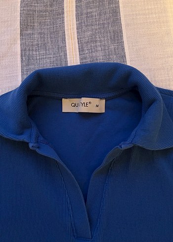 Düğmeli Lacivert Kadın Sweatshirt - Görsel 4