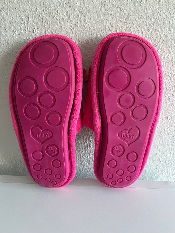 Nakışlı Pembe Kız Çocuk Ev Terliği - Görsel 3