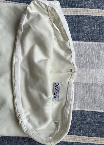 Askısız Mini Beyaz Elbise - Görsel 4