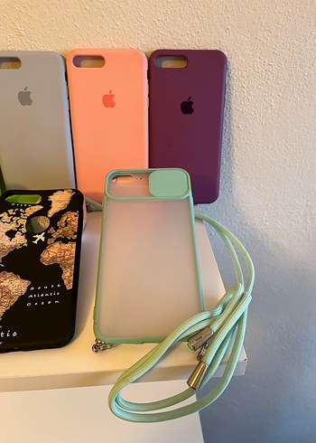 Parlak Çok Renkli iPhone 7 Plus Telefon Kılıfı - Görsel 3