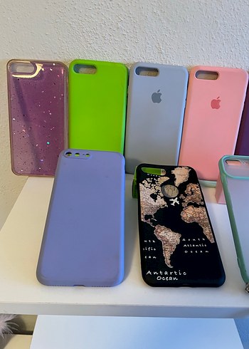 Parlak Çok Renkli iPhone 7 Plus Telefon Kılıfı - Görsel 4