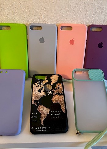 Parlak Çok Renkli iPhone 7 Plus Telefon Kılıfı - Görsel 2