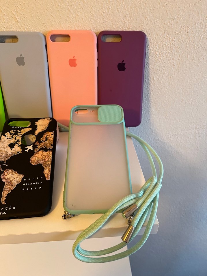 Parlak Çok Renkli iPhone 7 Plus Telefon Kılıfı - Görsel 3