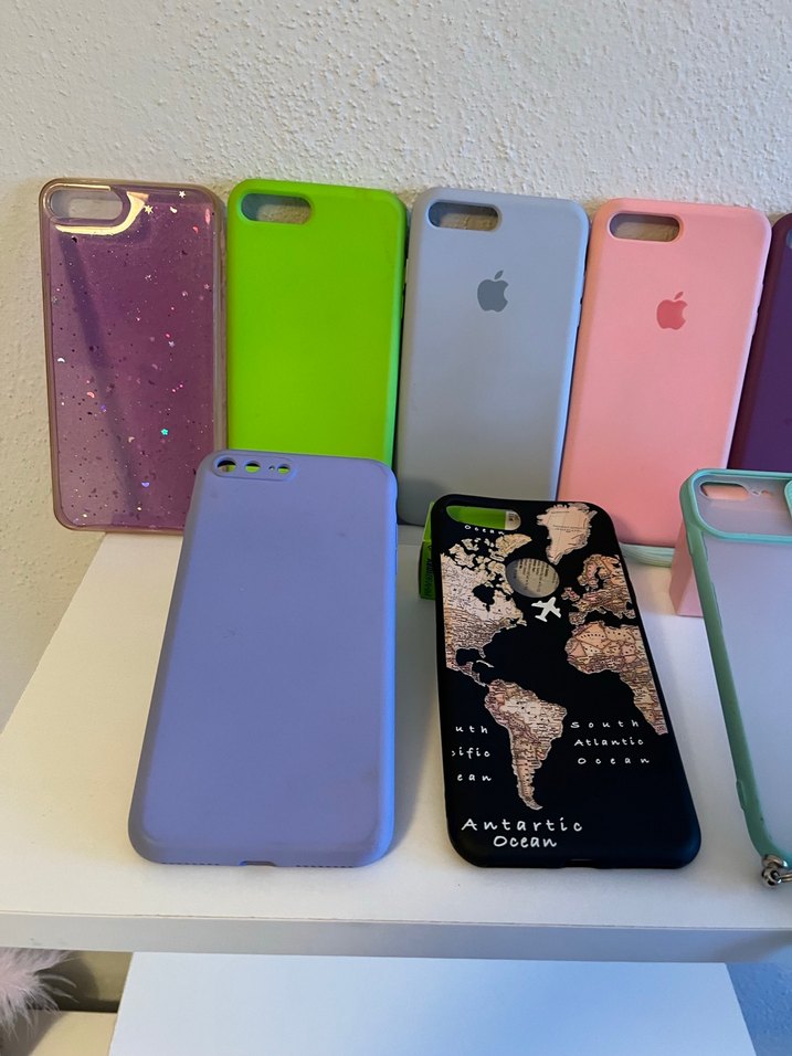 Parlak Çok Renkli iPhone 7 Plus Telefon Kılıfı - Görsel 4