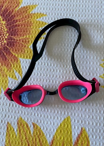 Pembe Tokalı Renkli Yüzücü Gözlüğü - Görsel 2