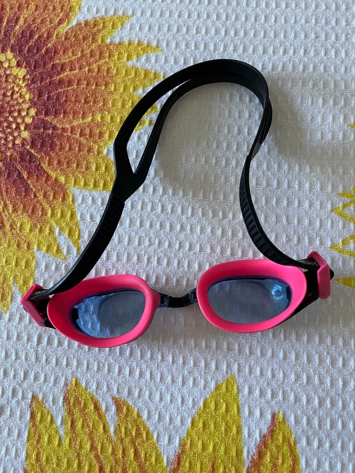 Pembe Tokalı Renkli Yüzücü Gözlüğü - Görsel 2