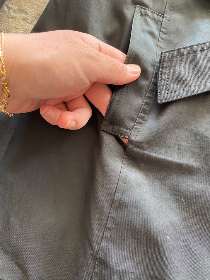 Kadın Siyah Midi Kemerli Trençkot - Görsel 2