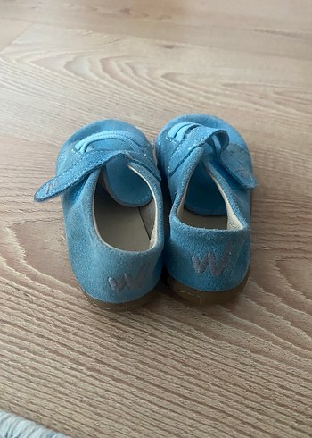 Mavi Süet Erkek Bebek İlk Adım Ayakkabısı - Görsel 2