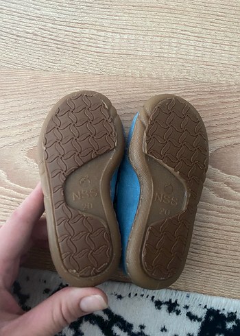 Mavi Süet Erkek Bebek İlk Adım Ayakkabısı - Görsel 3