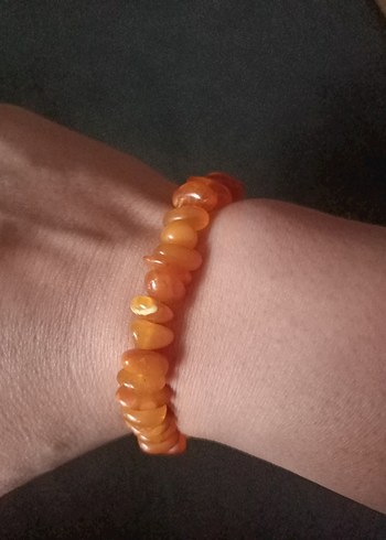 orjinal saf kehribar bileklik