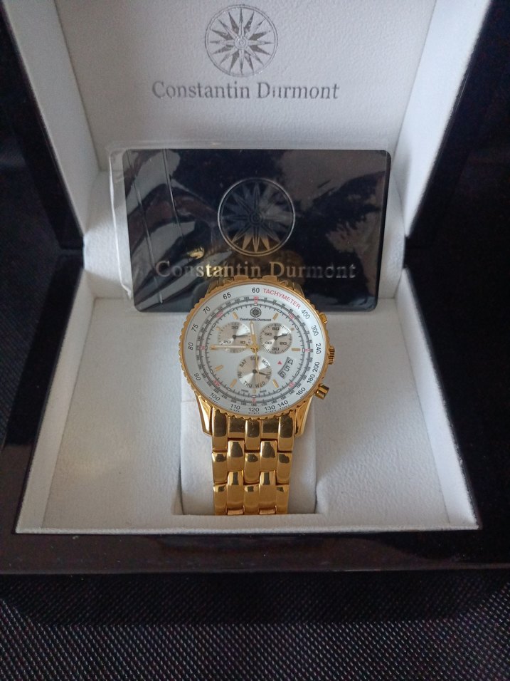 TRT'de tek orijinal constantin durmont kol saati - Görsel 5