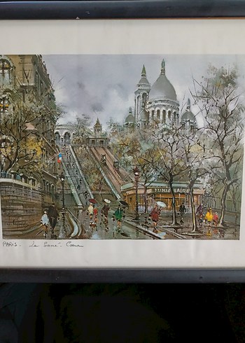 maurice legendre imzali 1974 - Görsel 2