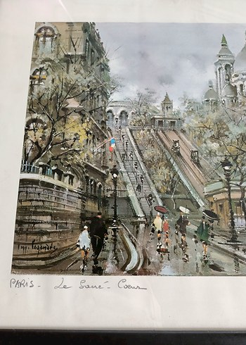 maurice legendre imzali 1974 - Görsel 3