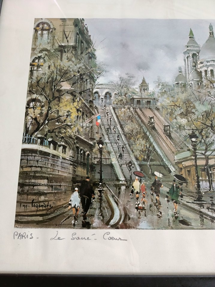 maurice legendre imzali 1974 - Görsel 3