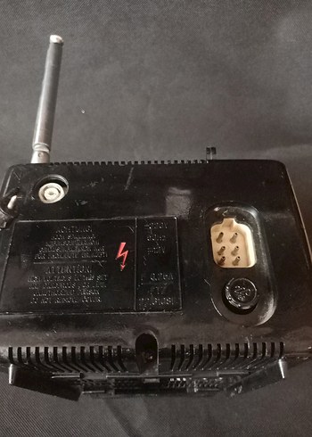 Siyah Retro Mini Televizyon Monitörü - Görsel 3