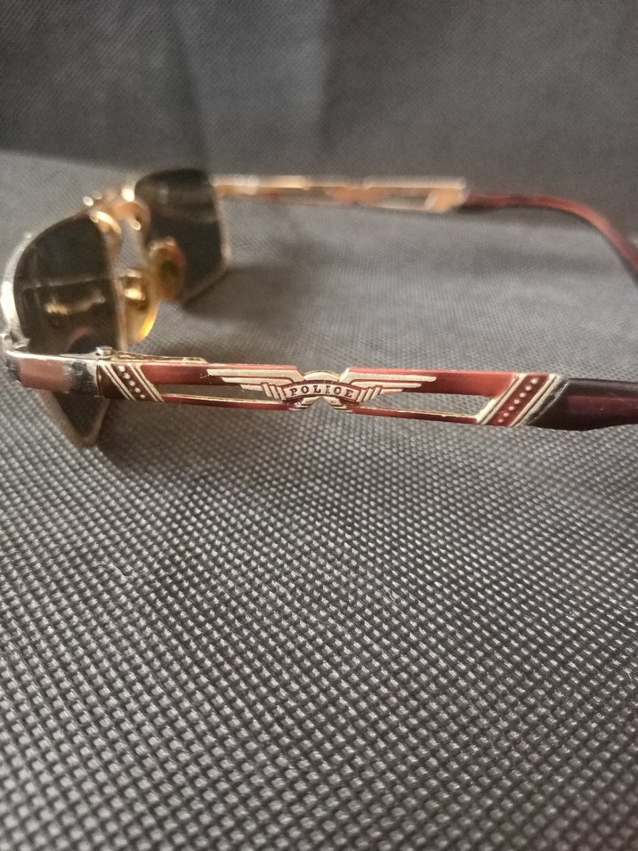 vintage police erkek gözlük - Görsel 2