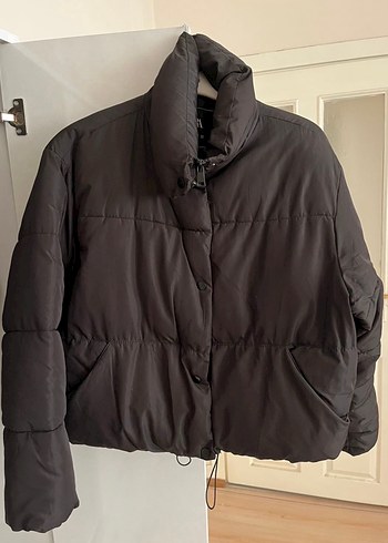 Zara Siyah,  Boy, Şişme Kadın Kışlık Mont - Görsel 2