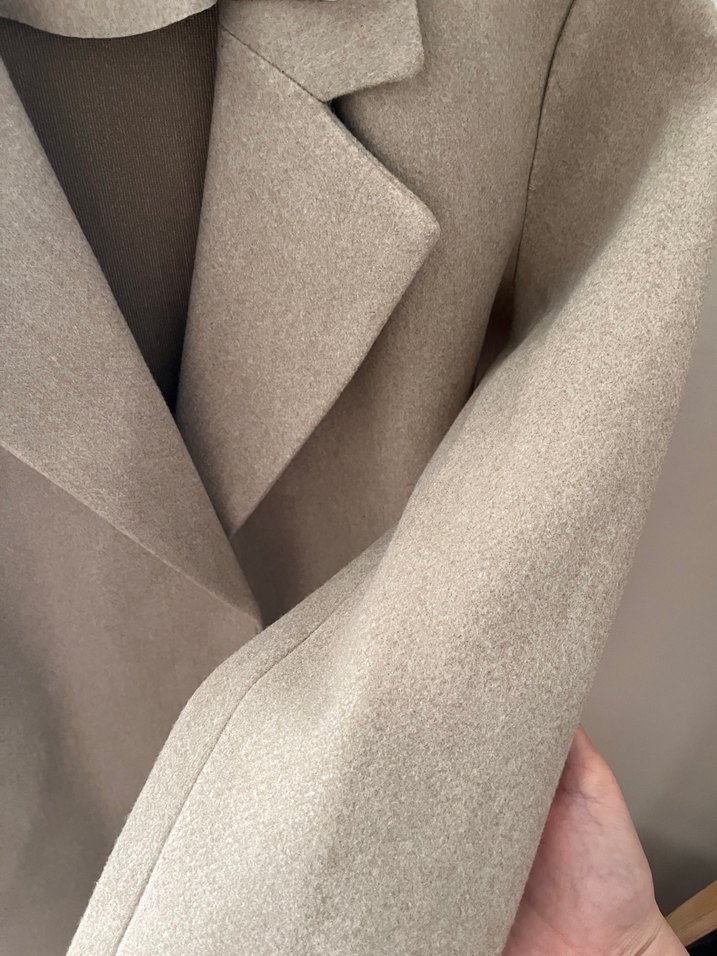 Bej Kadın Klasik Kaban lc wakiki - Görsel 4