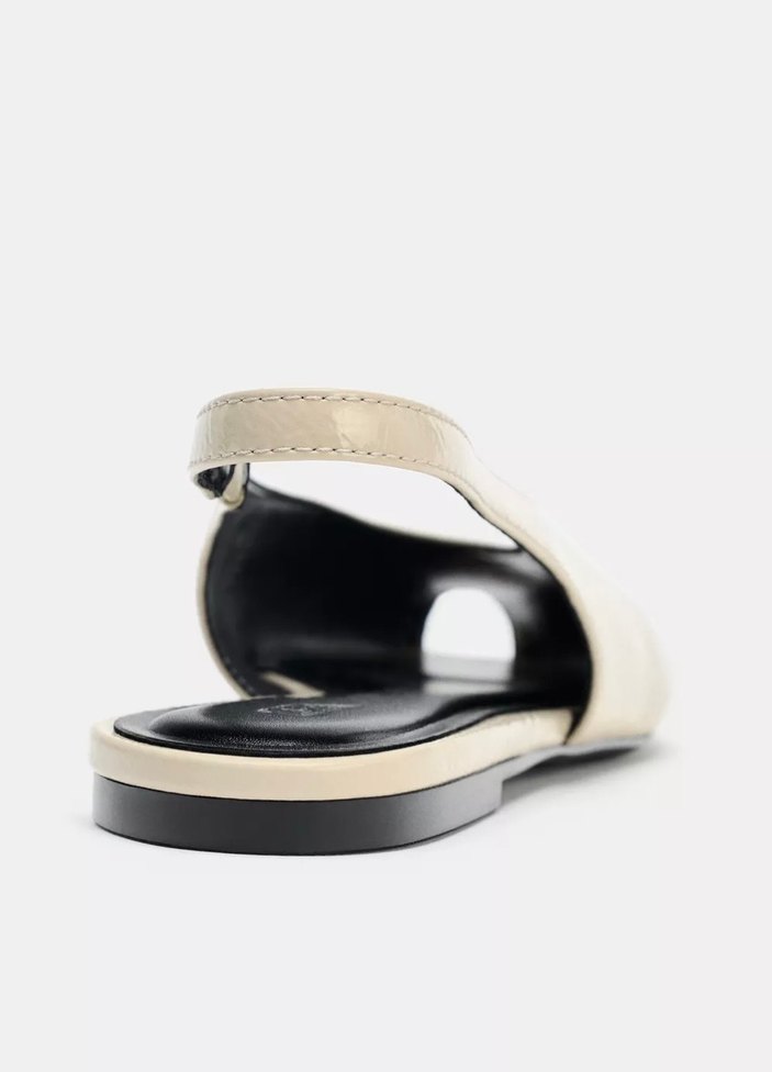 Zara Beyaz Kadın Dolgu Topuklu Akşam Ayakkabısı - Görsel 3