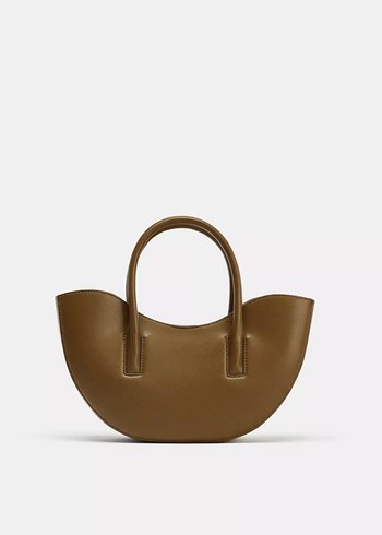 Zara oval mini shopper - Görsel 2