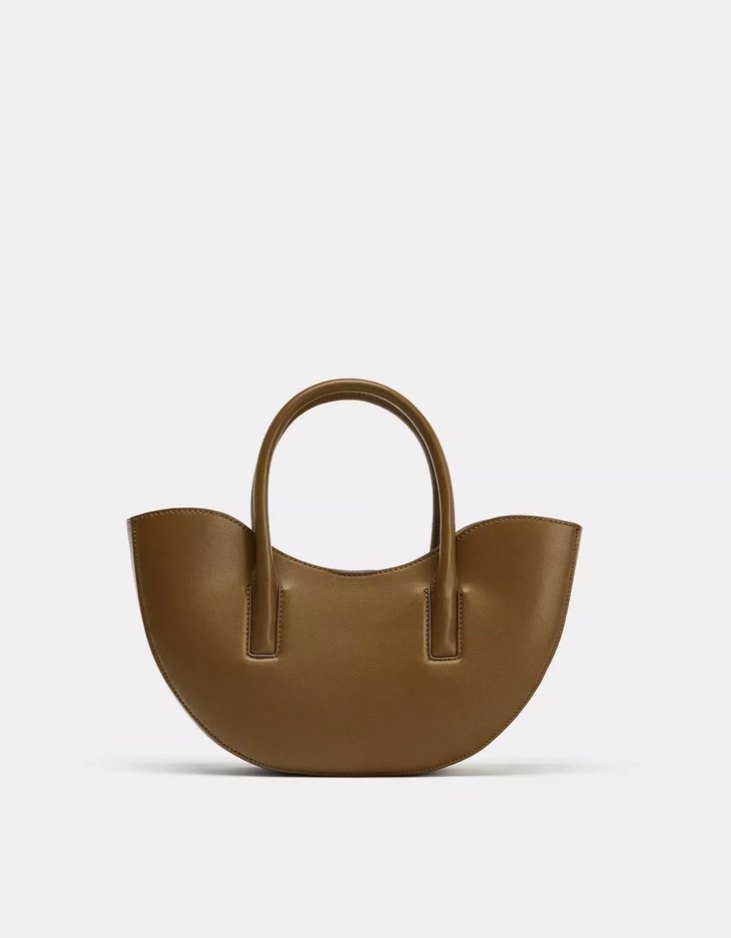 Zara oval mini shopper - Görsel 2