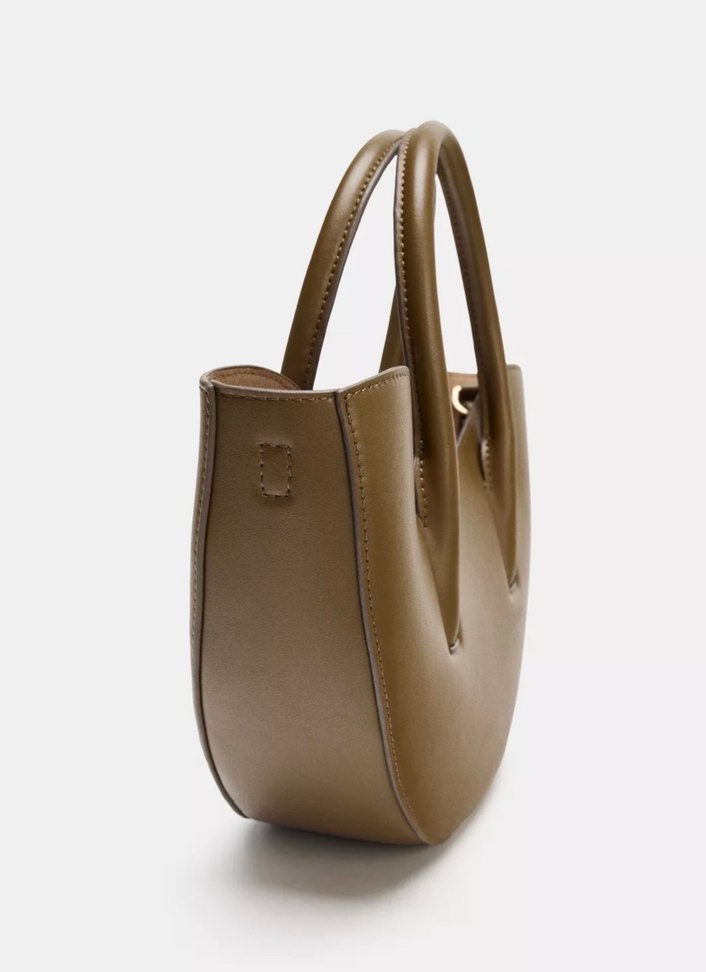 Zara oval mini shopper - Görsel 3