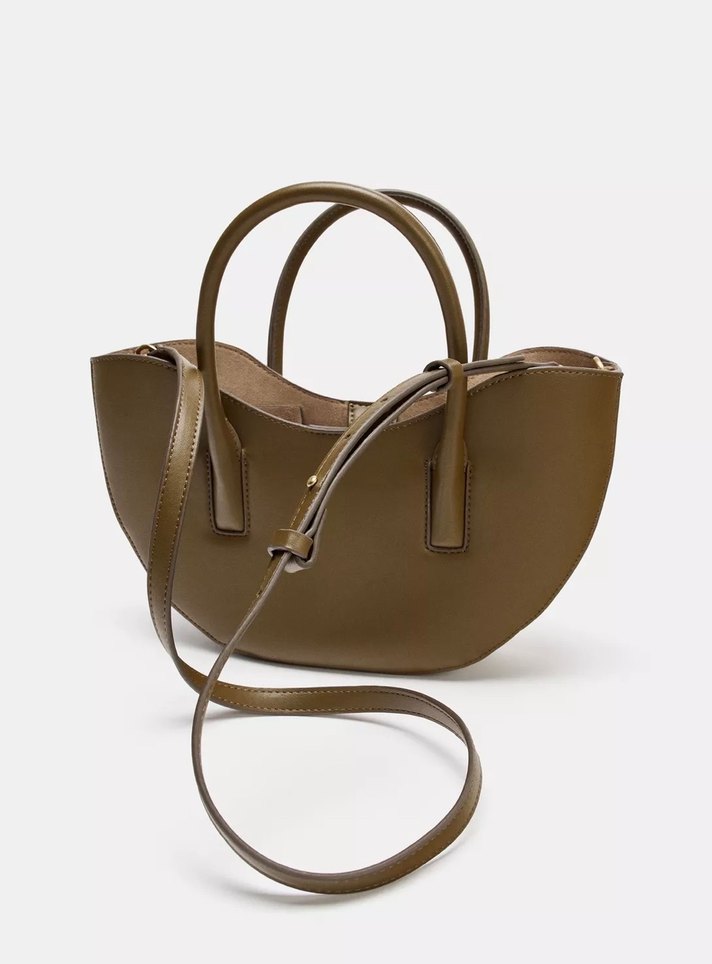 Zara oval mini shopper - Görsel 5