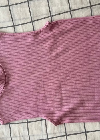 Pembe Pastel Kadın Crop Top - Görsel 2