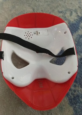 Renkli Kırmızı Örümcek Adam Maskesi - Görsel 4