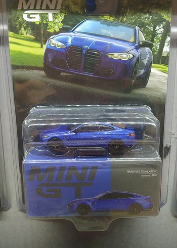 Mini GT BMW M4 Competition Mavi Oyuncak Araba