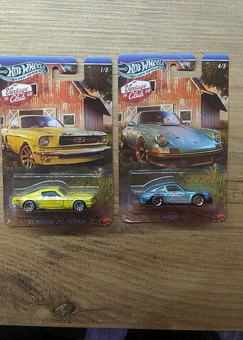 Hot Wheels Vintage 2'li Oyuncak Araba Seti