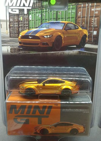 Mini GT Sarı Ford Mustang Oyuncak Araba