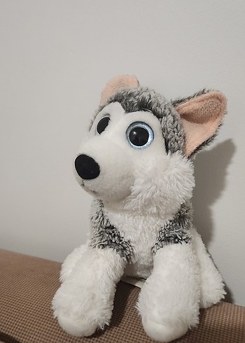 Gri Peluş köpek Oyuncak - Görsel 2