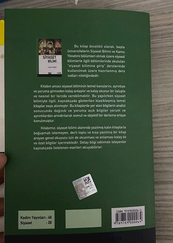 Siyaset Bilimi - Cemal Fedayi, 6. Baskı - Görsel 3