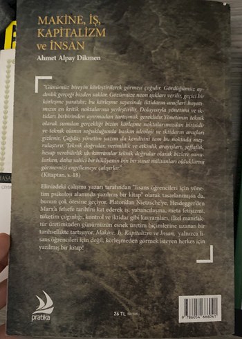 Makine, İş, Kapitalizm ve İnsan - Ahmet Alpay Dikmen - Görsel 3
