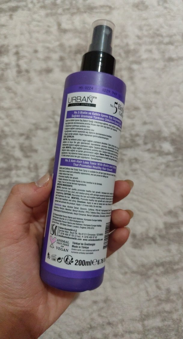 Vegan Formüllü Saç ve Saç Derisi Spreyi - Görsel 3