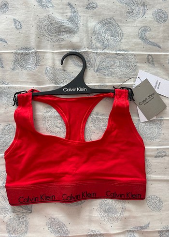 Calvin Klein Kırmızı Spor Sütyeni